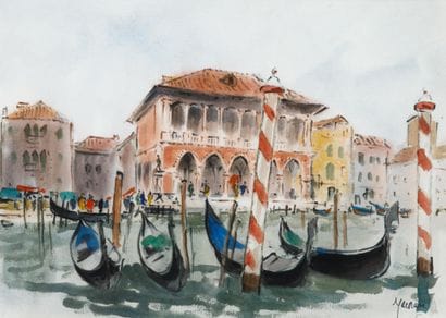 Yves DE MARE (1924-1998)
Le Marché aux poissons...