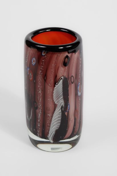 In the MURANO Style
Glass vase with millefiori...