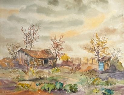 Joël COUILLEAUX (1939-2022) 
Jardin et son...