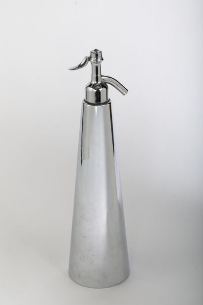 Siphon à eau de Seltz en inox
Travail français...