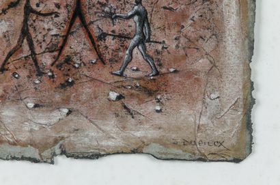 Caroline DURIEUX (20th)
Untitled
Oil on card...