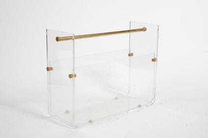 Attribué à David LANGE (XXe siècle)
Porte-revues...
