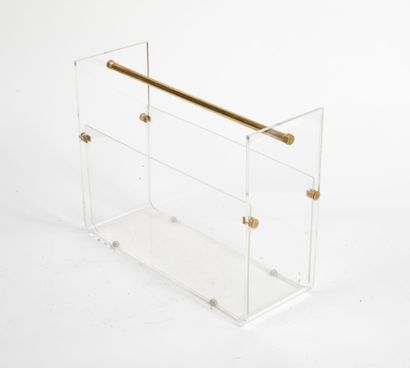 Attribué à David LANGE (XXe siècle)
Porte-revues...