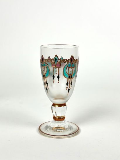 GLASS BOR
Set of 13 Art Nouveau-style Orientalist...