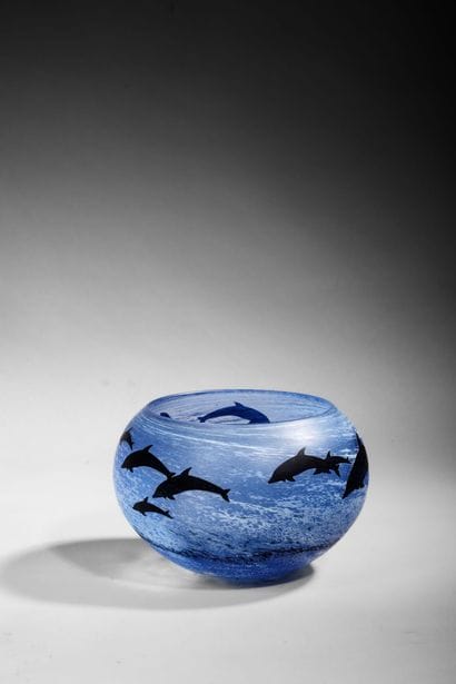 Malcolm SUTCLIFFE (born 1954) 
Blue glass...