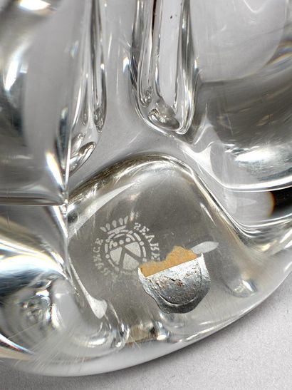 Sèvres 
Pied de lampe de chevet en cristal...