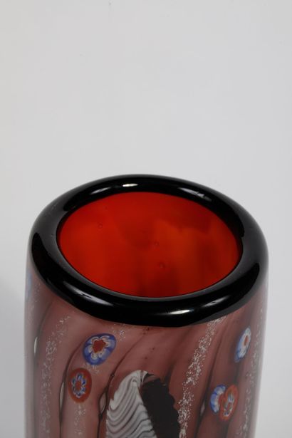 In the MURANO Style
Glass vase with millefiori...