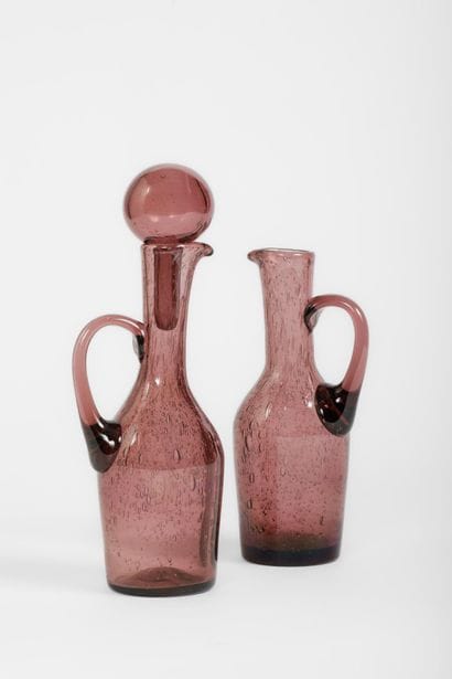 BIOT
Pair of small liqueur decanters made...