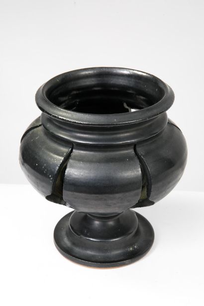 Jean MARAIS (1913-1998)
Black-glazed ceramic...