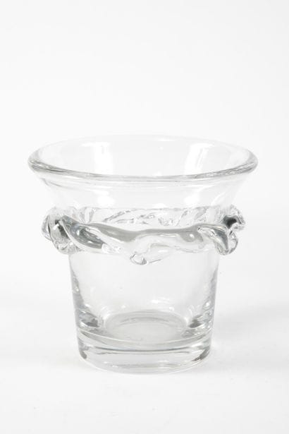 Daum France
Important vase en cristal circulaire...