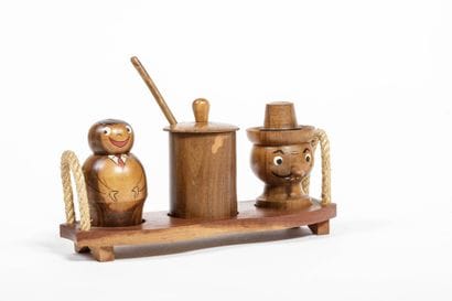 Set de table en bois de teck composé d'une...
