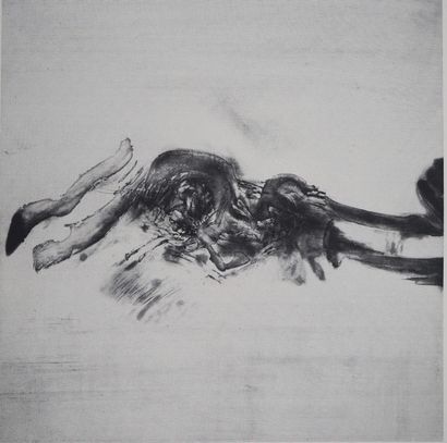 ZAO Wou-Ki (1920-2013) 
Composition abstraite...