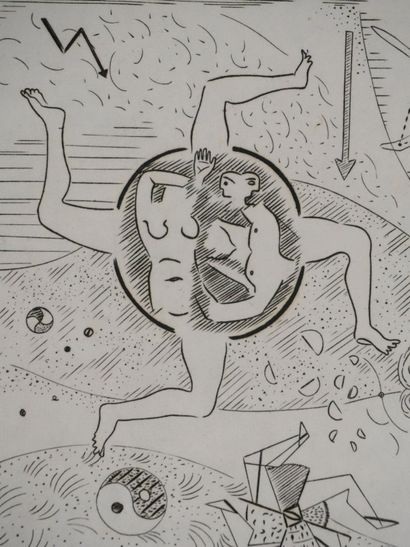 Roger VIEILLARD (1907-1989)
L'androgyne
Gravure...