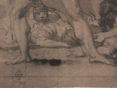 Jacques-Louis DAVID (1748-1825) 
Les Sabines,...