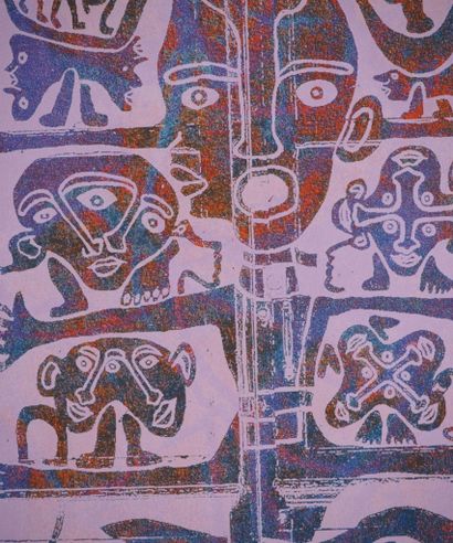 Yvon TAILLANDIER (1926-2018)
Totem intérieur...