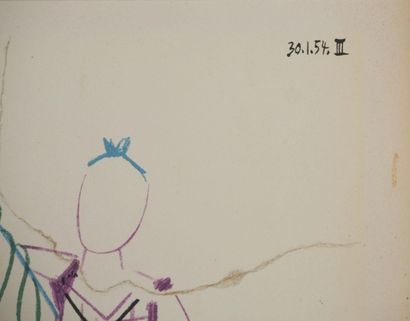 Pablo PICASSO (1881-1973)
Arlequin et écuyère,...