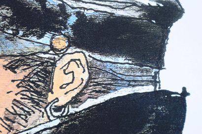 Hugo PRATT (1927-1995)
Corto Maltese de profil,...