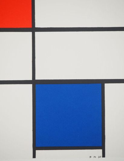 Piet MONDRIAN (1872-1944)(d'après)
Composition...