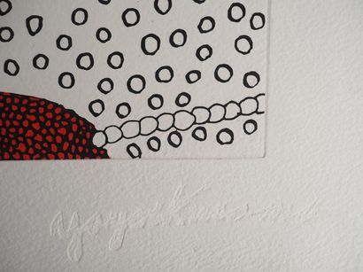 Yayoi KUSAMA (1929-)
Talks about love, 2011
Gravure...