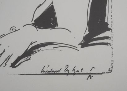 Médard TYTGAT (XXe)
Femme nue, 1982
Lithographie...