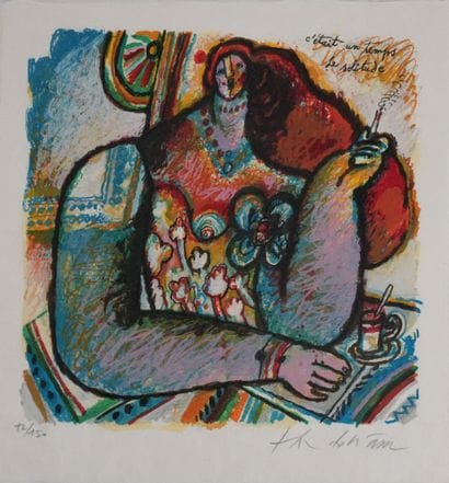 Théo TOBIASSE (1927-2012)
Jeune femme à la...