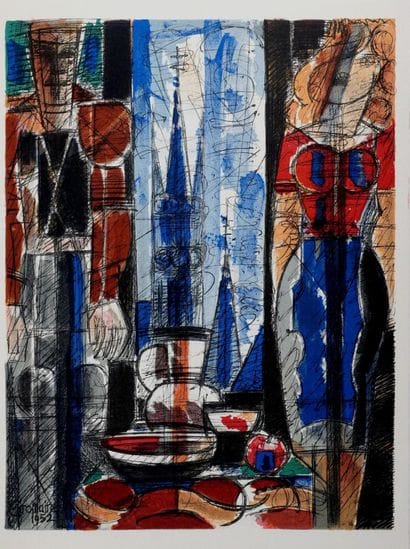 Marcel GROMAIRE (1892-1971)
Couple dans un...