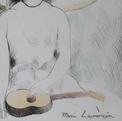 Marie LAURENCIN (1883-1956)
Jeune fille à...