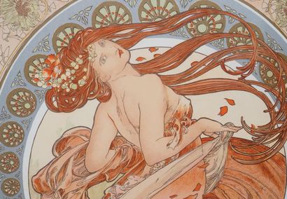 Alphonse MUCHA (1860-1939)
Les Arts, la danse
Lithographie...