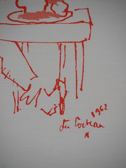 Jean COCTEAU (1889-1963)
Le repas révolutionnaire,...