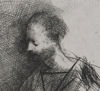 Miguel CONDE (1939-)
La lecture du journal
Gravure...