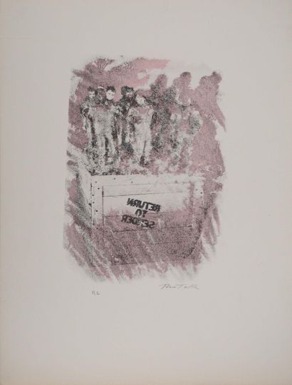 Mimmo ROTELLA (1918-2006)
Return to sender
Lithographie...