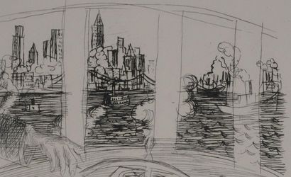 Raoul DUFY (1877–1953)
Arrival in New York
Original...