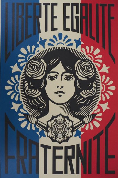 Shepard FAIREY, known as Obey Giant (1970-)
Liberty,...