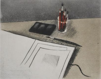 Annapia ANTONINI (1942-)
L'atelier de l'artiste
Gravure...