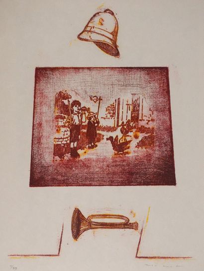 Max ERNST (1891–1976)
All in Line, 1972
Original...