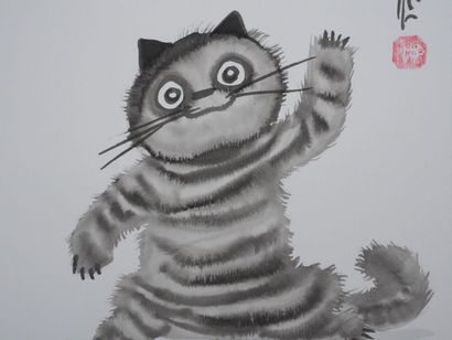 Laszlo TIBAY (1962-)
La danse du chat, 2025
Dessin...
