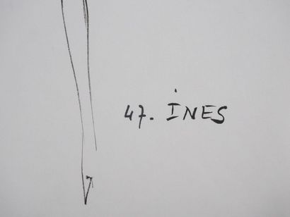 Jacques HEIM (1899-1967)
Silhouette Inès
Dessin...