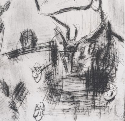 Gen PAUL (1895-1975)
L'adjudant, 1952
Gravure...