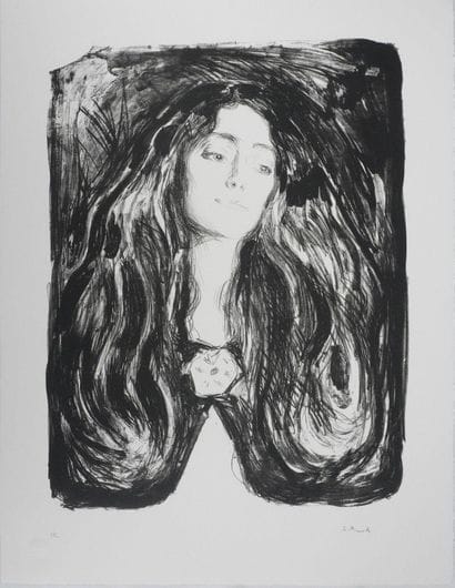 Edvard Munch (1863-1944) (d'après)
Broche,...