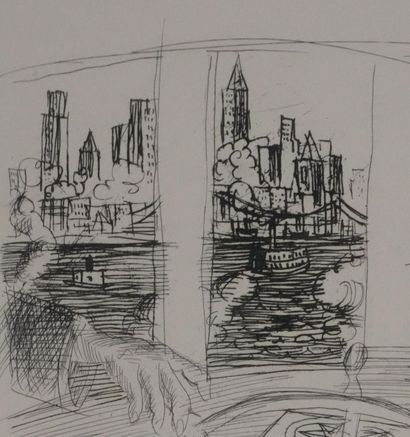 Raoul DUFY (1877–1953)
Arrival in New York
Original...
