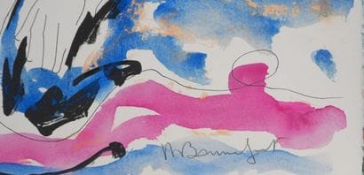 Alain BONNEFOIT (1937-)
Nu féminin au drapé...