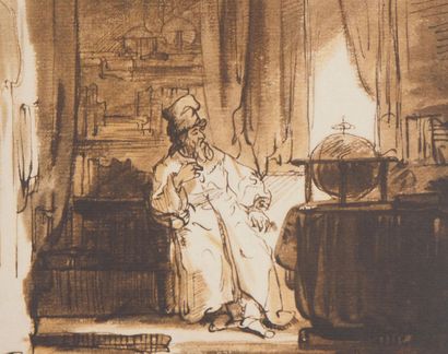 REMBRANDT (1606-1669)
Le philosophe, 1930
Lithographie...