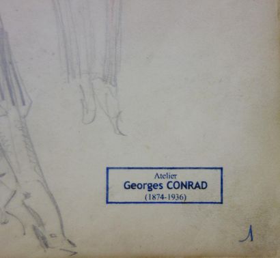 Georges CONRAD (1874-1936)
La femme au kimono
Dessin...