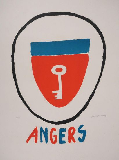 Sonia DELAUNAY (1885-1979)
La clef d'Angers,...
