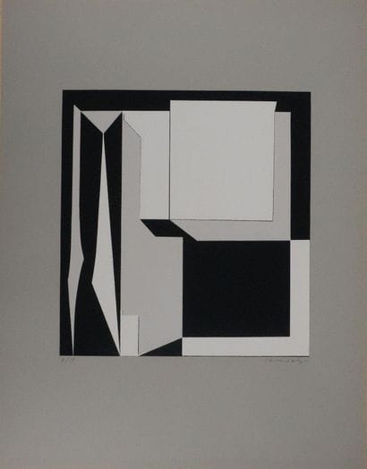 Victor VASARELY (1906-1997)
Forme géométrique...