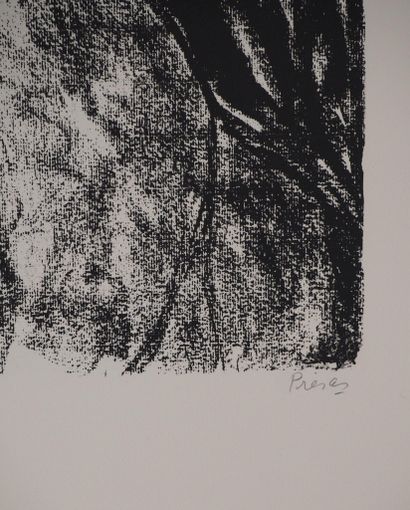 Leopoldo PRESAS (1915-2009)
Femme au chapeau,...