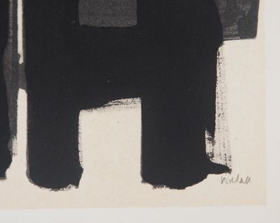 Pierre SOULAGES (1919-2022)
Gouache 9, 1957
Lithographie...