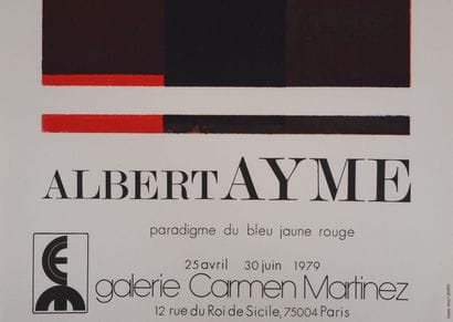 Albert AYME (1920-2012)
Composition abstraite,...