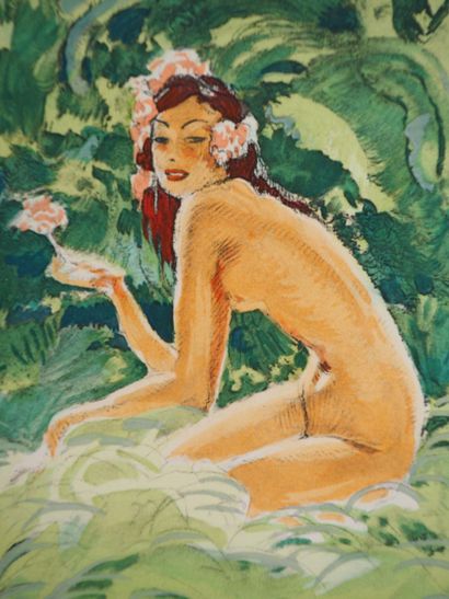 Jean-Gabriel DOMERGUE (1889–1968)
Tahitian...