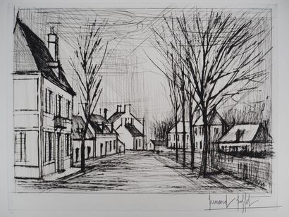Bernard BUFFET (1928-1999)
L'allée à Saint-Julien,...